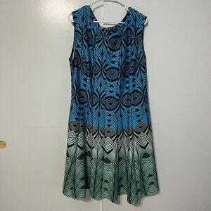 Kaleidoscope pattern dress